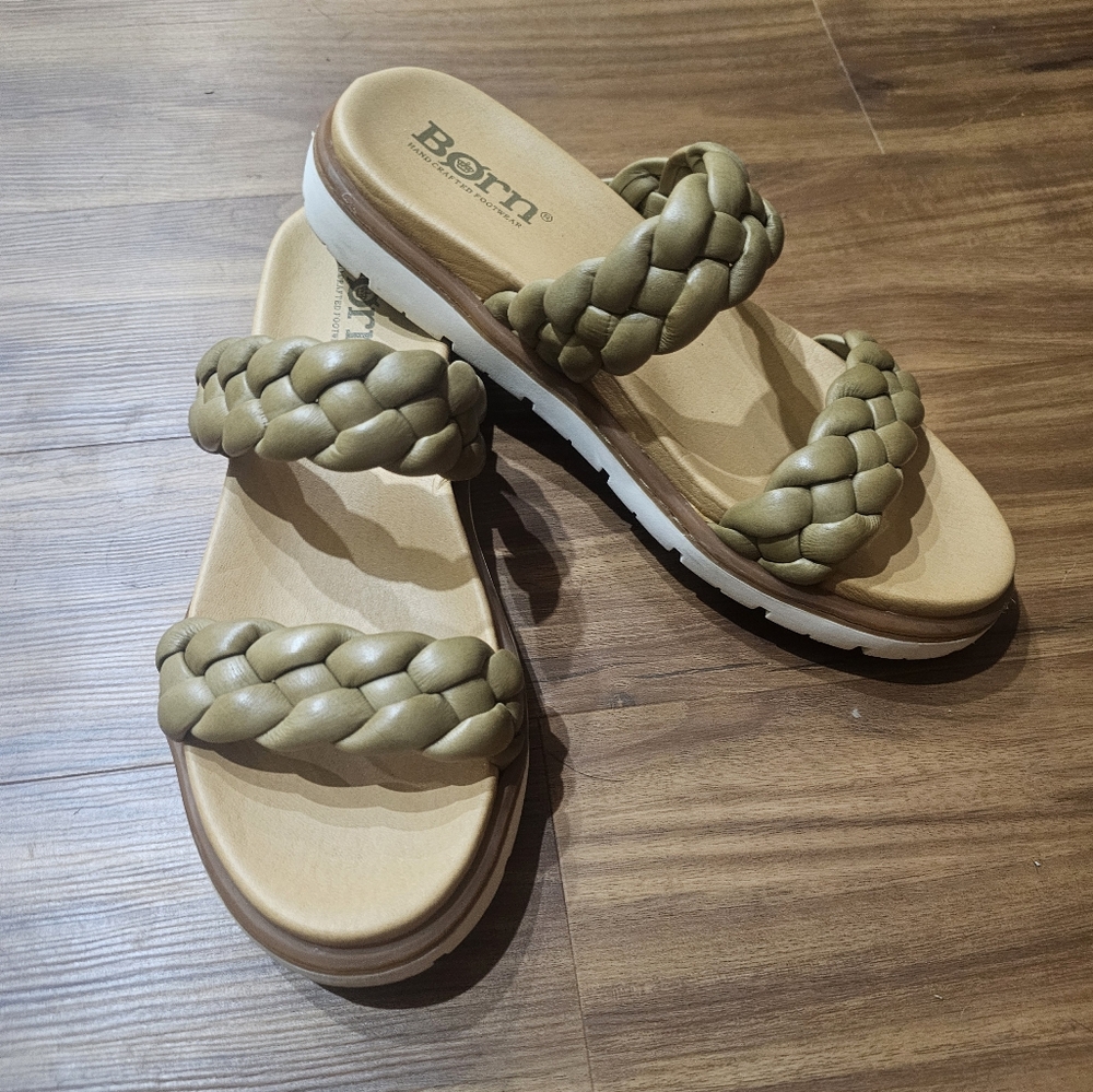 Børn Born Freesia Sandals Womens 10 Tan